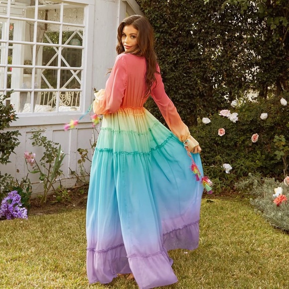 L'ATISTE Dresses & Skirts - L'ATISTE Rainbow Maxi Dress